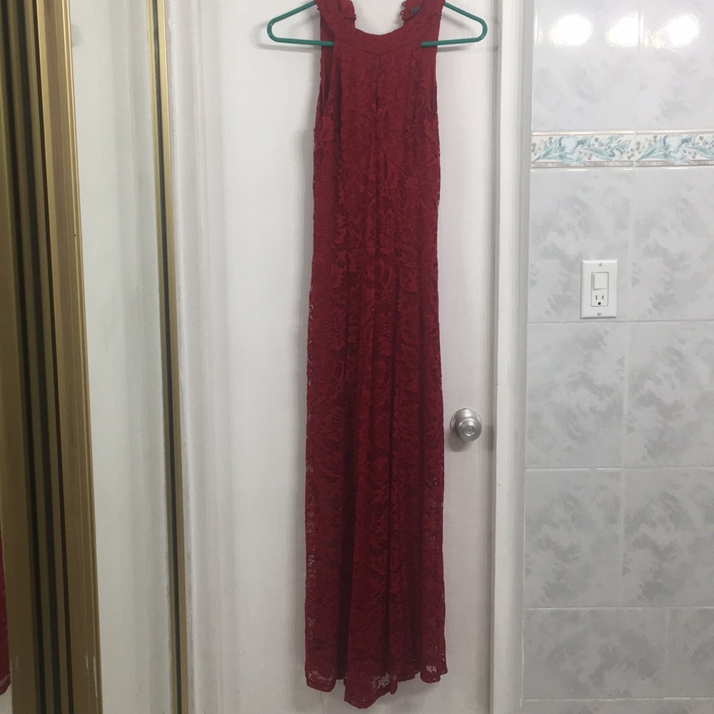 Sweet Daisy Long Red Dress